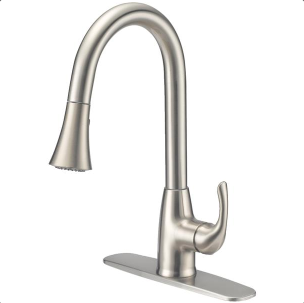 Home Impressions Single Handle Lever Pull Down Kitchen Faucet